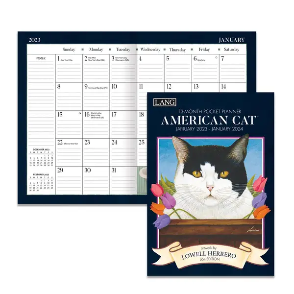 Lang 2023 American Cat Monthly Pocket Planner - 23991003156 | Blain's Farm  & Fleet