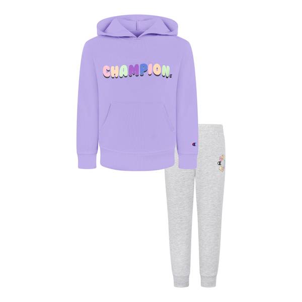Champion Toddler Girl's Rainbow Fleece Set CAO9204T Blain's Farm