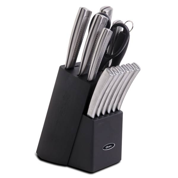 Oster 14Piece Wellisford HighCarbon Stainless Steel Cutlery Set