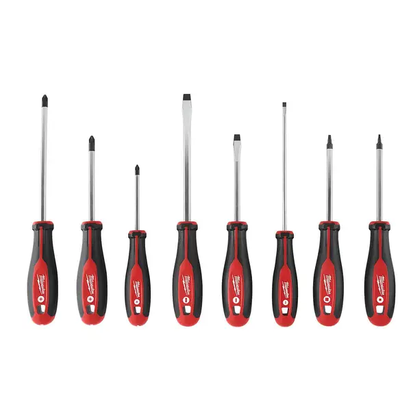 Milwaukee 8pc Screwdriver Set - 48-22-2718 | Blain's Farm & Fleet