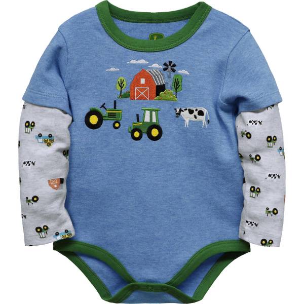 John Deere Baby Boys Long Sleeve Infant T-Shirt 