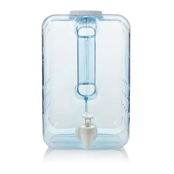 Arrow Home Products Ultra Beverage Dispenser, 2-Gallon,Clear-White  Top/Spigot