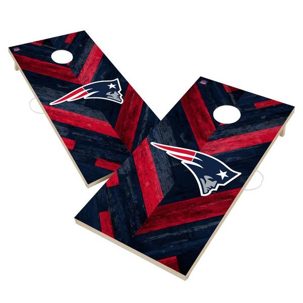 Victory Tailgate New England Patriots NFL Cornhole Herringbone Design ...