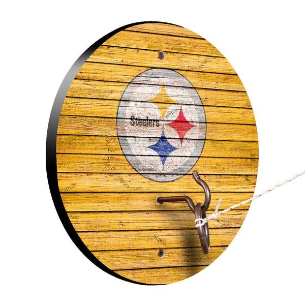 Pittsburgh Steelers Weathered Design Hook and Ring Game