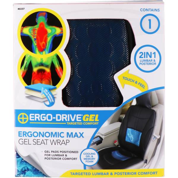 COMFORT by CONFORMAX CONFORMAX Anywhere, Anytime Gel Car/Truck Seat Cushion  (L18SAU)