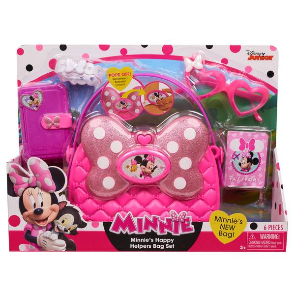 Minnie Mouse Disney Bag Charm - Spa Day