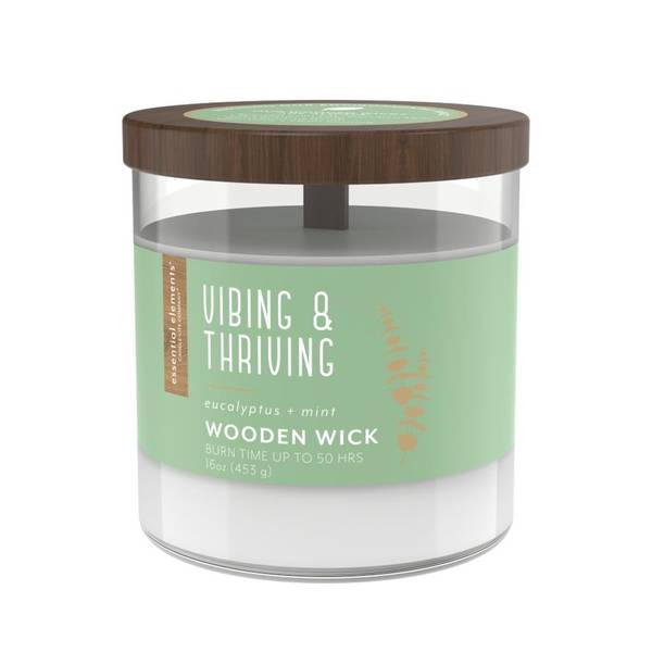 Eucalyptus Wooden Wick Candle