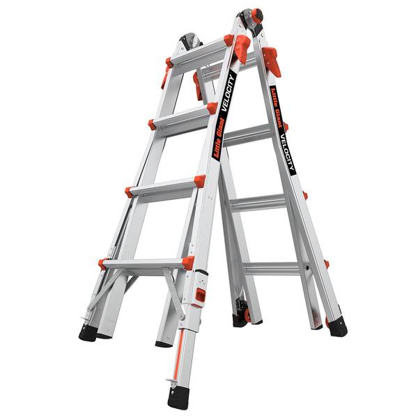 Little Giant Velocity Aluminum Articulated Extendable Ladder