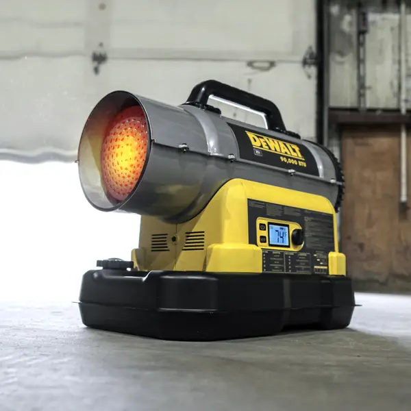 DEWALT 90,000 BTU Cordless Hybrid Force Air Kerosene Heater - F340991 |  Blain's Farm u0026 Fleet