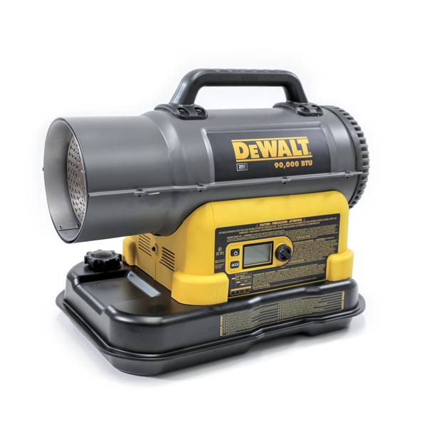 DeWalt 70,000 BTU Cordless Forced Air Propane Heater