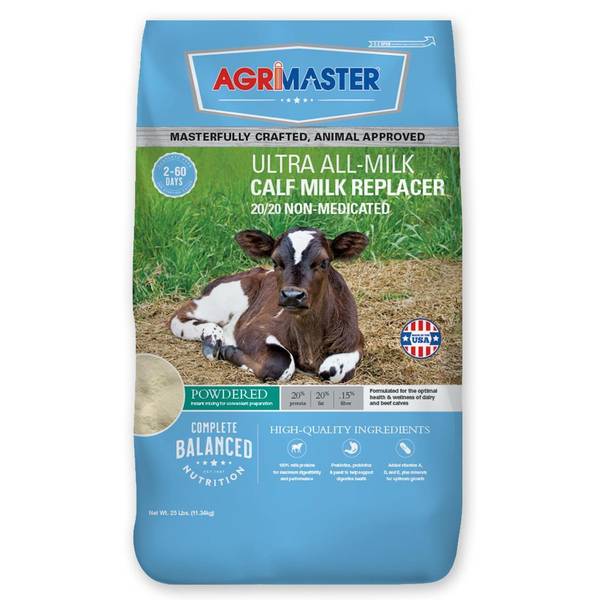 Agrimaster 25 lb Ultra All Milk Calf Milk Replacer - 499776 | Blain's ...