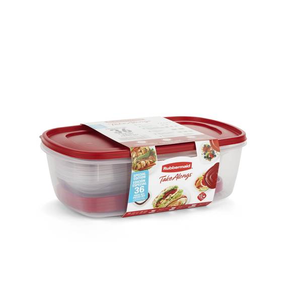 Save on Rubbermaid TakeAlongs Containers Rectangular with Lids 1 Gallon  Order Online Delivery