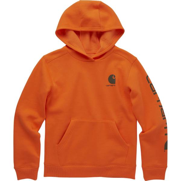 Carhartt Boy's Logo Sweatshirt, Exotic Orange (810), L - CA6272-E165 ...