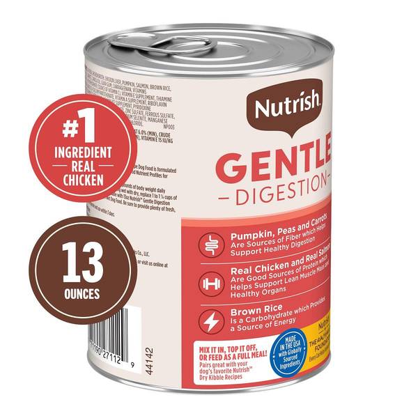 Nutrish Gentle Digestion 13oz Real Chicken, Pumpkin & Salmon