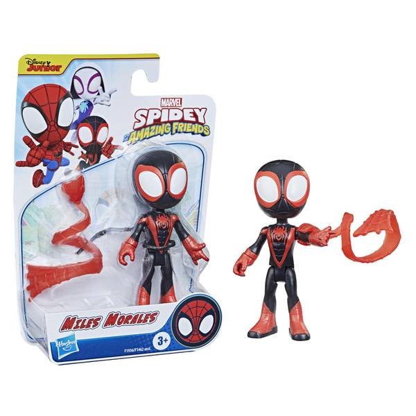 Marvel Spidey and His Amazing Friends Web-Spinners, Miles Morales Spider-Man  Figure - Marvel