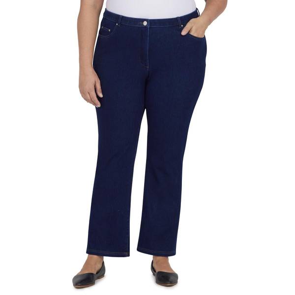 Alfred Dunner Womens Plus Size Five Pocket Bootleg Jeans - 92602SX-476 ...