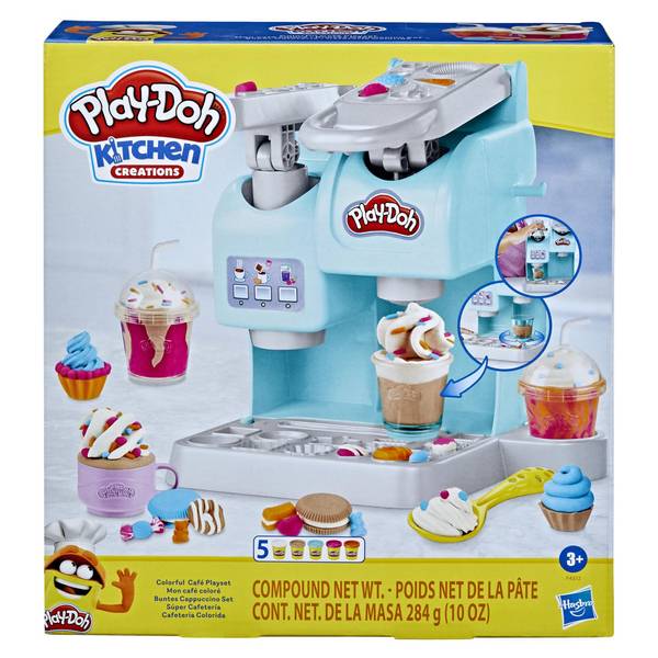  Color Dough Toys for Kid Kitchen Creations Little Chef Color  Dough Set Games : Toys & Games