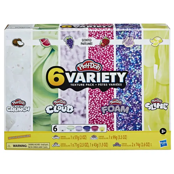 PLAY-DOH 6-PACK GROW UP SCENTS 6-DIFFERENT