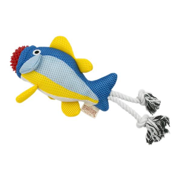 Territory Bass Fish 2in1 Dog Toy PT223Y Blain's Farm & Fleet
