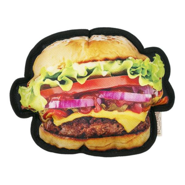 hamburger dog toy