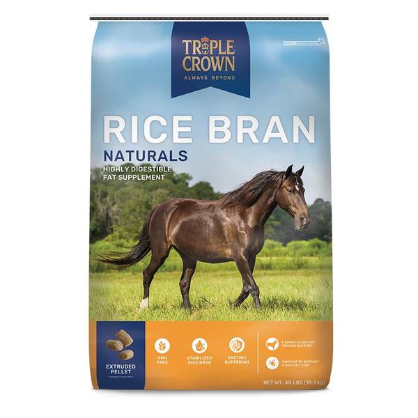 Triple Crown 40 Lb Naturals Rice Bran Feed - G4131 