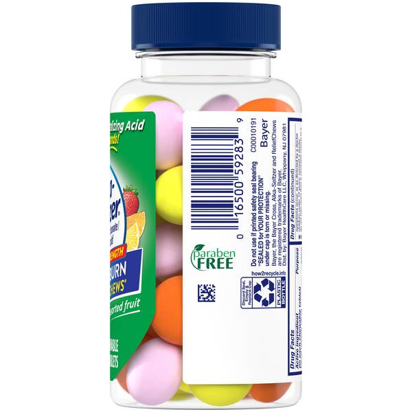 Alka-Seltzer Heartburn & Gas Relief Chews 32ct Assorted Fruit for