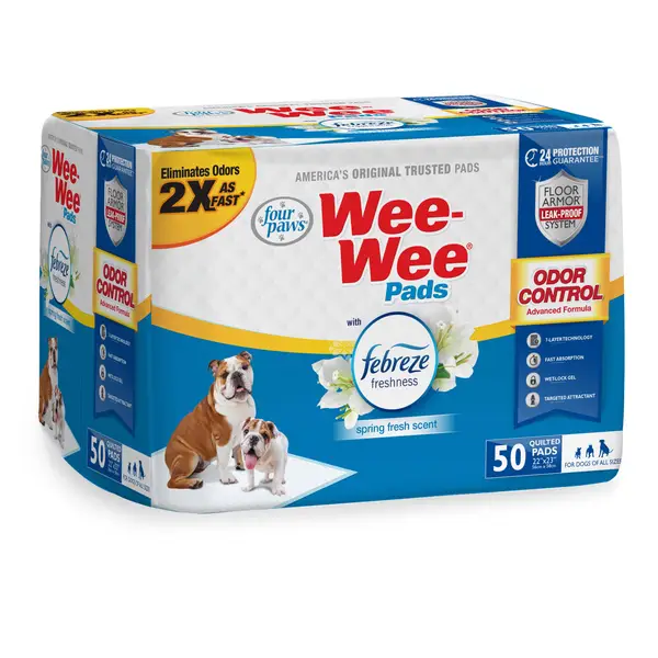 Wee wee pads odor control sale