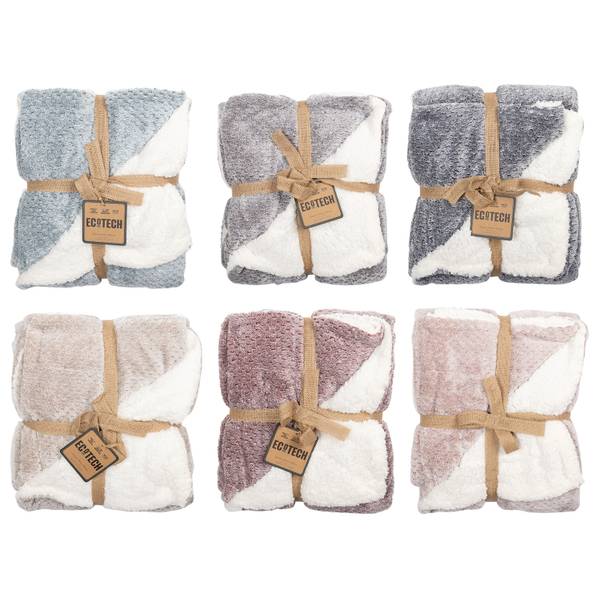 Northpoint Trading Ecotech Jacquard Berber Throw Assortment - 270 ...