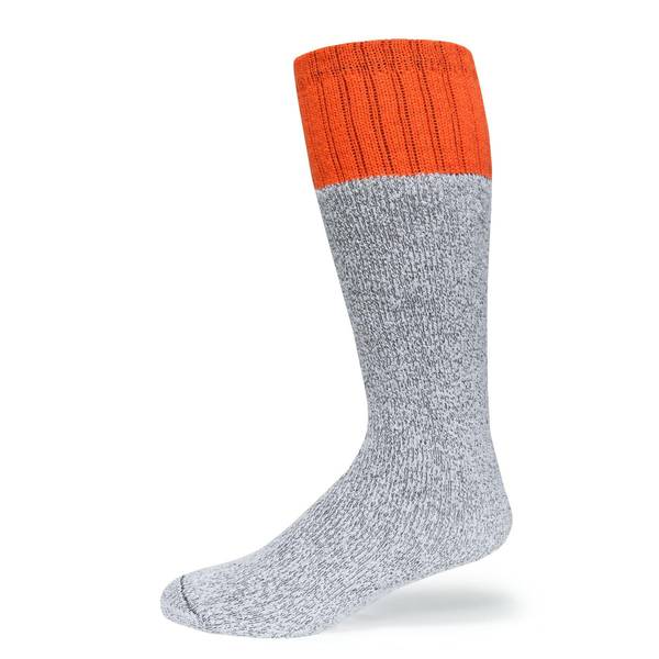 Work n' Sport Men's Marled Boot Socks Assortment - K506ORGBL-10-13 ...