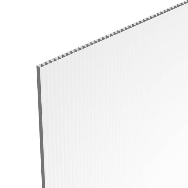 4' x 8' Corrugated Plastic Sheet - 4mm White - FarmTek
