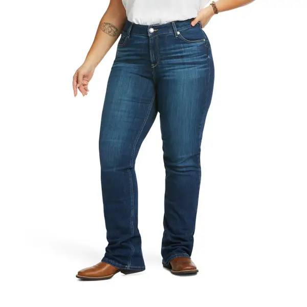 ARIAT Women's REAL Perfect Rise Abby Straight Leg Jeans - 10036814-26 |  Blain's Farm & Fleet