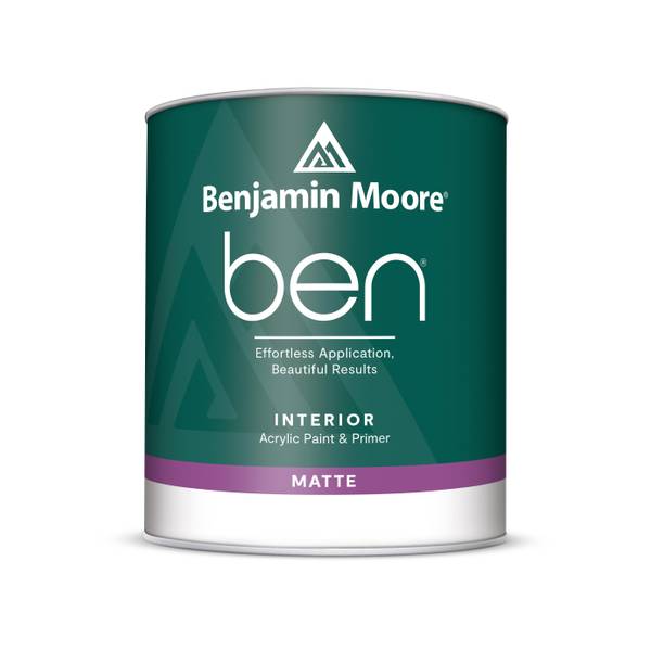 Benjamin Moore 1 Quart ben Matte 1X Base Interior Paint N6241X004