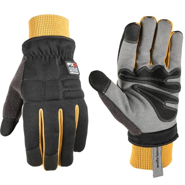 John Deere Men's XL Cowhide Leather Black Work Glove - Handy Andy Home  Warehouse