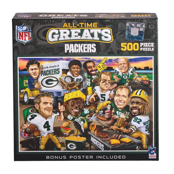 MasterPieces 500-Piece Green Bay Packers All-Time Greats Puzzle ...