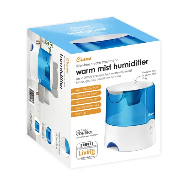 Vicks Warm Mist Humidifier, 1 ct - Food 4 Less