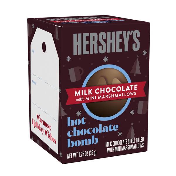 Hershey's Kisses Milk Chocolate Candy, Holiday Gift Box, 8.5 Oz. 