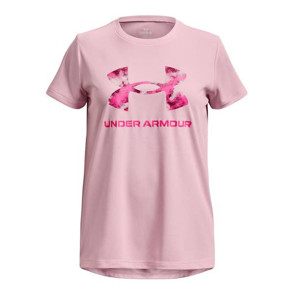 Girl s Fill Logo Tech Short Sleeve Tee