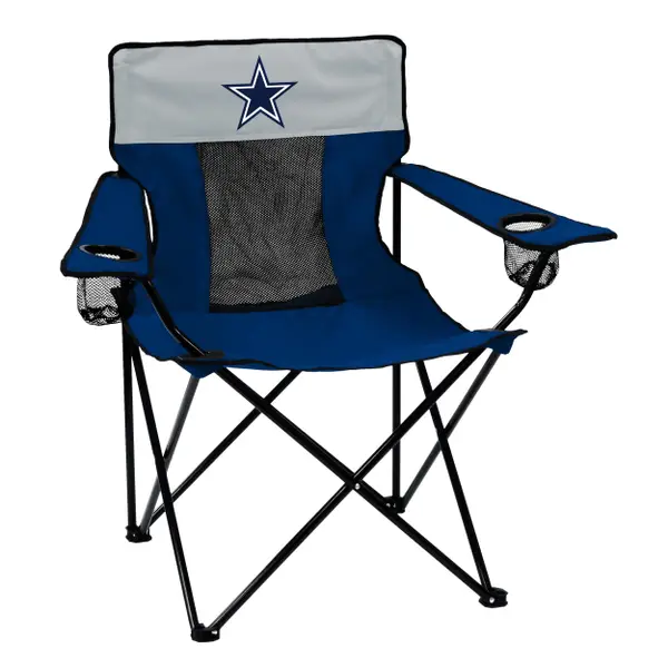 DreamSeat Stealth Recliner with Dallas Cowboys Secondary Logo in Black