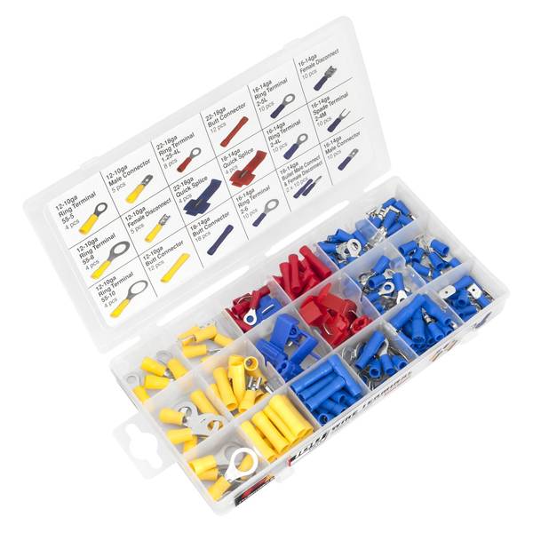 Performance Tool 160 Piece Wire Terminal Assortment W5213 Blains Farm And Fleet 