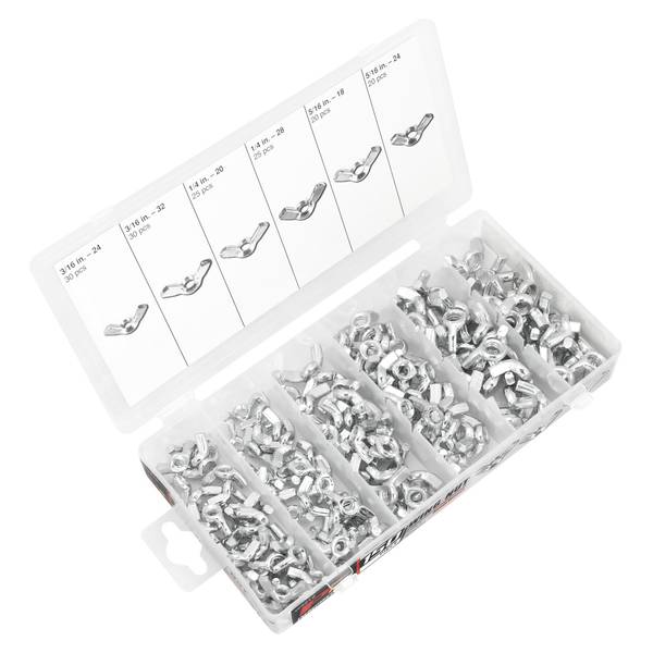 Photo of 150-Piece Wing Nut Assortment