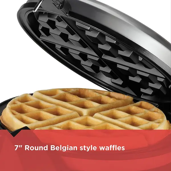 Mymini Stuffed Waffle Maker, 5-Inch Cooking Surface, Belgian-Style