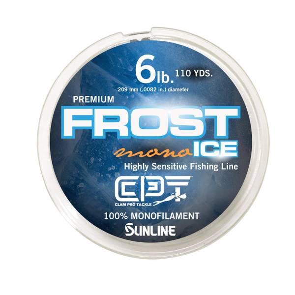 Clam 6lb 110 yd Frost Monofilament Fishing Line Gold - 15611