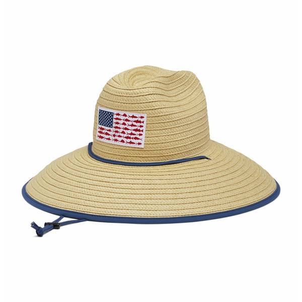 Accessories  Mens Columbia Hat America Flag With Pine Trees
