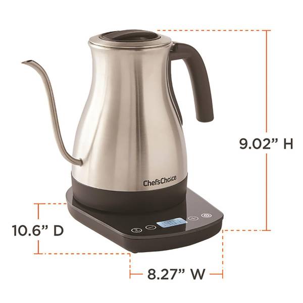 Lily's Home 2 Quart Stainless Steel Whistling Tea Kettle, the Perfect  Stovetop Tea and Water Boilers