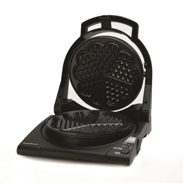 Double Heart Waffle Maker, Makes 10 Mini Hearts or 2 Large Waffles