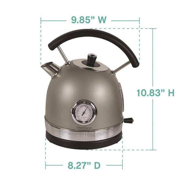 Lily's Home 2 Quart Stainless Steel Whistling Tea Kettle, the Perfect Stovetop  Tea and Water Boilers