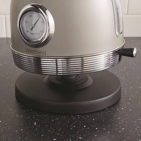 Electric kettle, Artisan 1.5L, Medallion Silver color