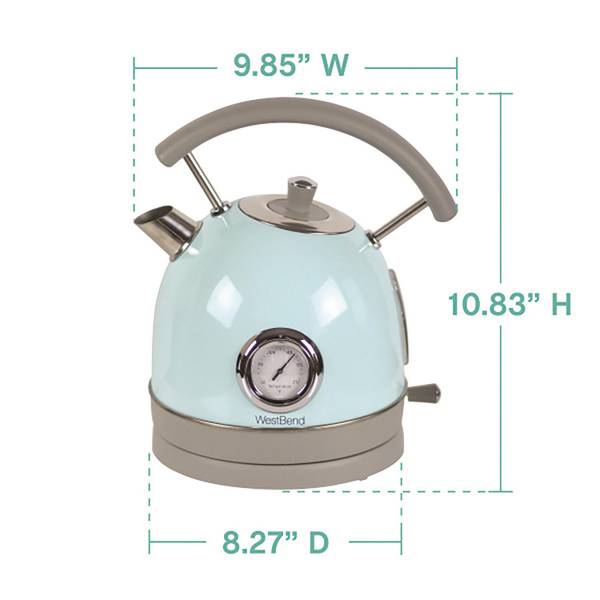 Frigidaire Retro 1.7-L Electric Kettle with Thermometer 