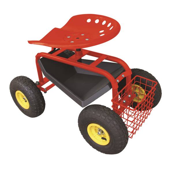 Larin Red Garden Rolling Work Seat GWS300 Blain's Farm & Fleet