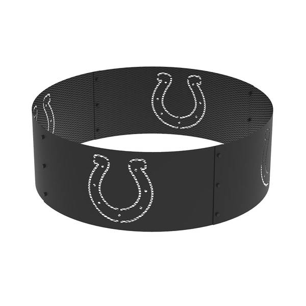 Blue Sky Outdoor Living NFL Black 36-Inch San Francisco 49ers Round Fire  Ring FR361208-49ERS